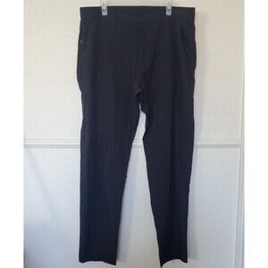 Fabletics The Only Pant Mens Size 38X32 Black Zipped Pockets